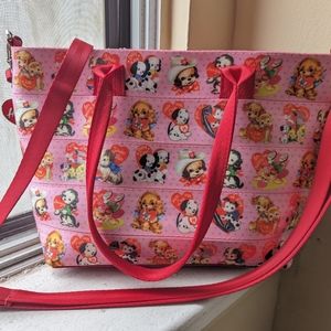 Harveys Seatbelt PUPPY LOVE Dogs MINI Streamline Tote crossbody